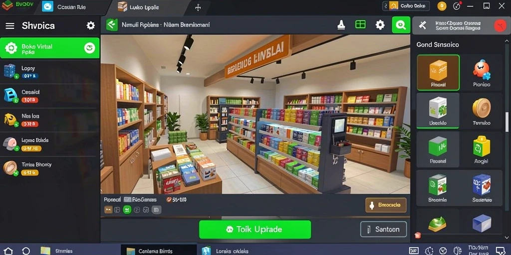 Cuplikan dari mode multiplayer yang penuh kompetisi.