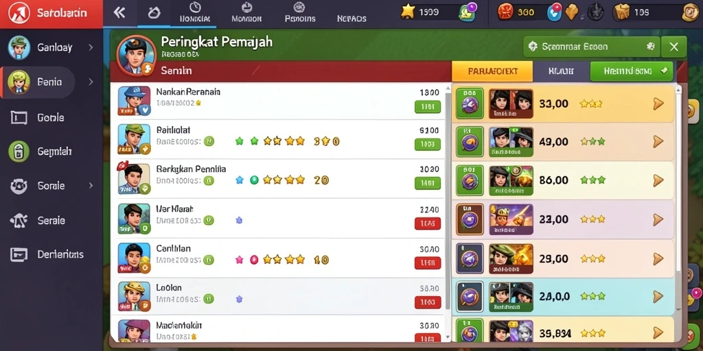 Fitur sosial yang memungkinkan interaksi antar pemain.