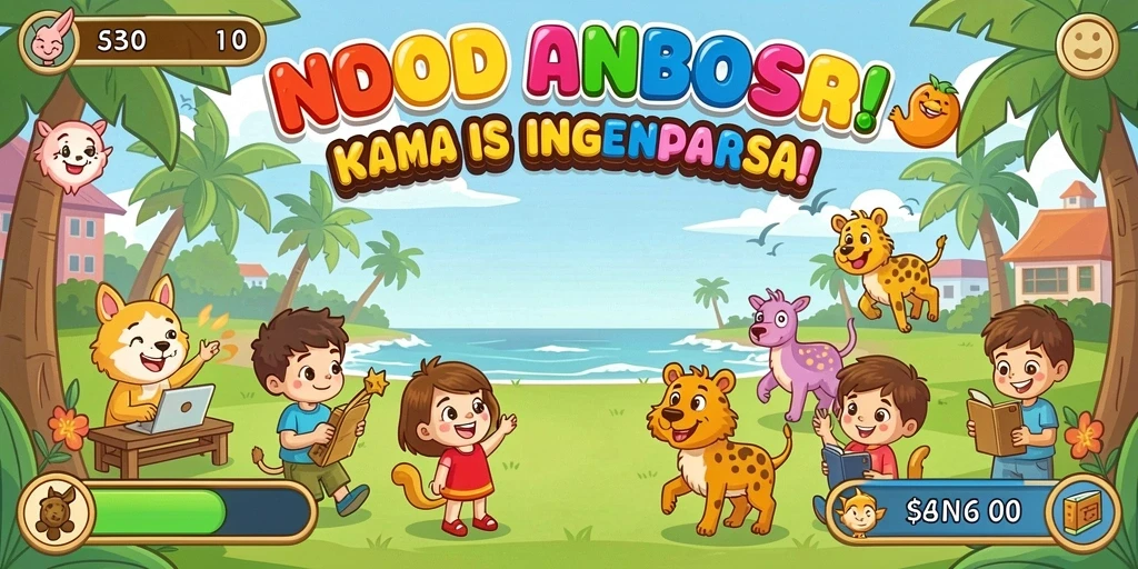 Level menantang yang penuh dengan rintangan seru.