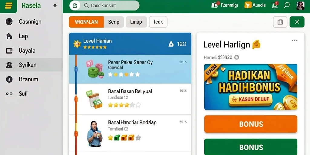 Kesempatan untuk memenangkan hadiah menarik setiap hari.