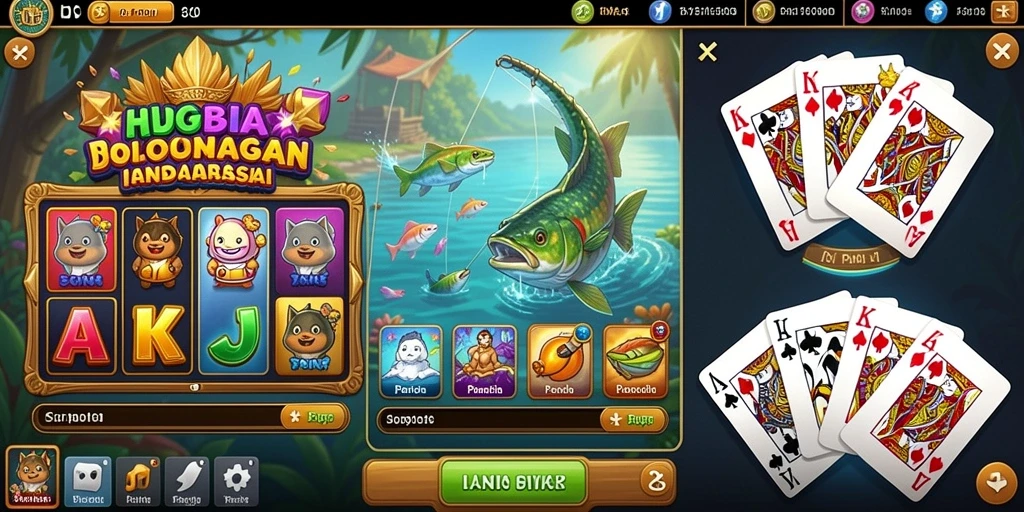 Mode permainan yang beragam dan mengasyikkan.
