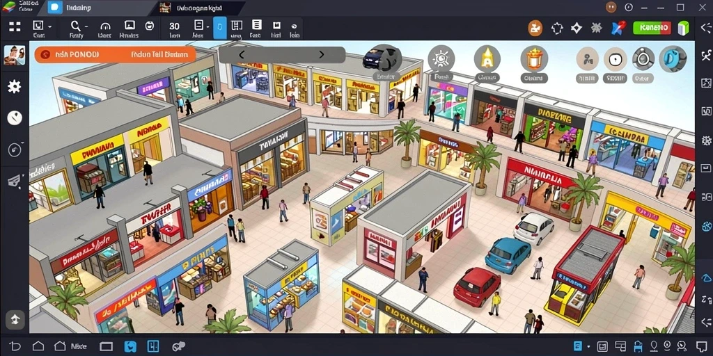 Screenshot ketiga menunjukkan fitur komunitas yang memungkinkan interaksi antar pemain.