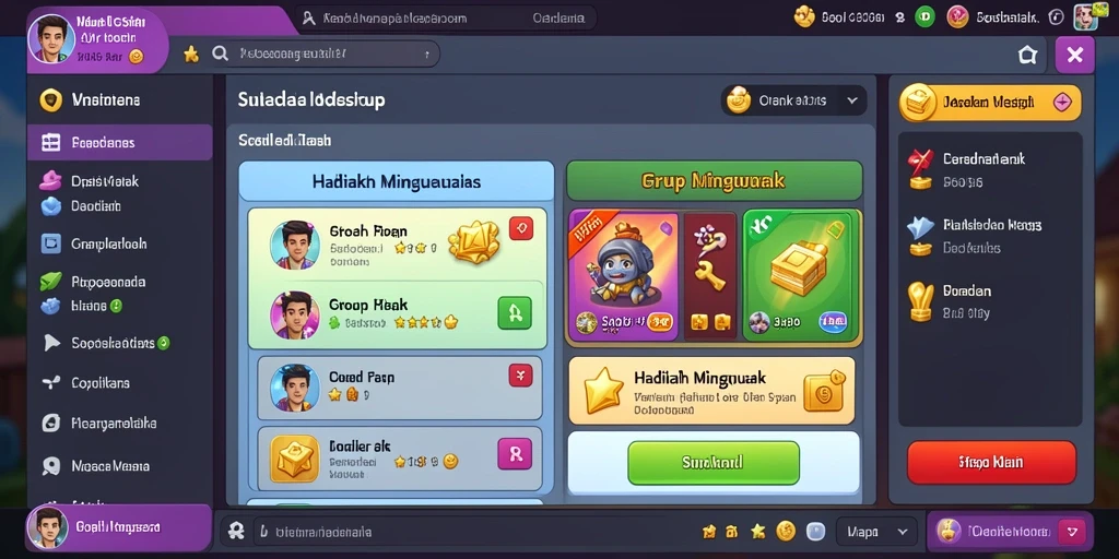 Level tantangan penuh kejutan.